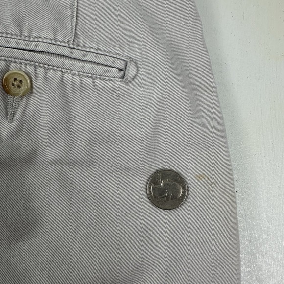 VTG Peter Millar Pants Men's 38x32 Beige Chino Khaki Golf 100% Pima Cotton Y2K - Picture 12 of 13